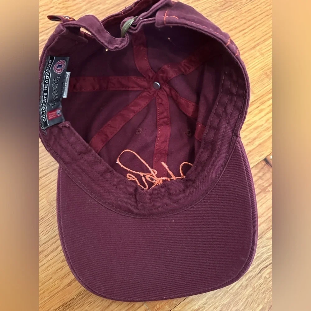 Virginia Tech Hokies fan cap hat collegiate headgear Adjustable